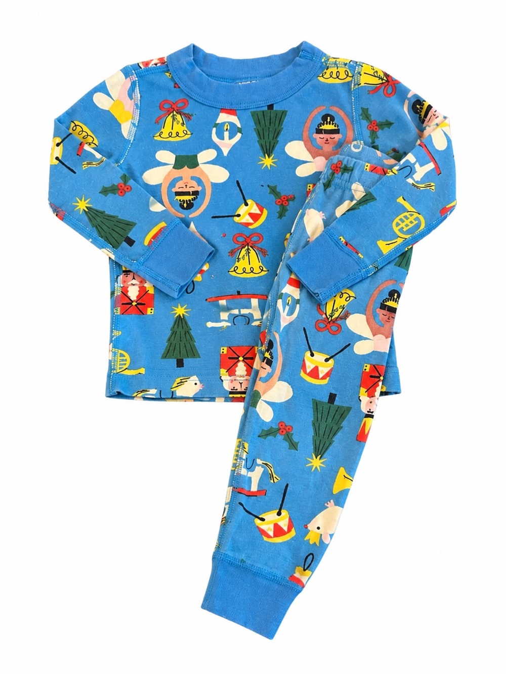 Hanna Andersson 2T Nutcracker Christmas Organic Cotton Pajama Set